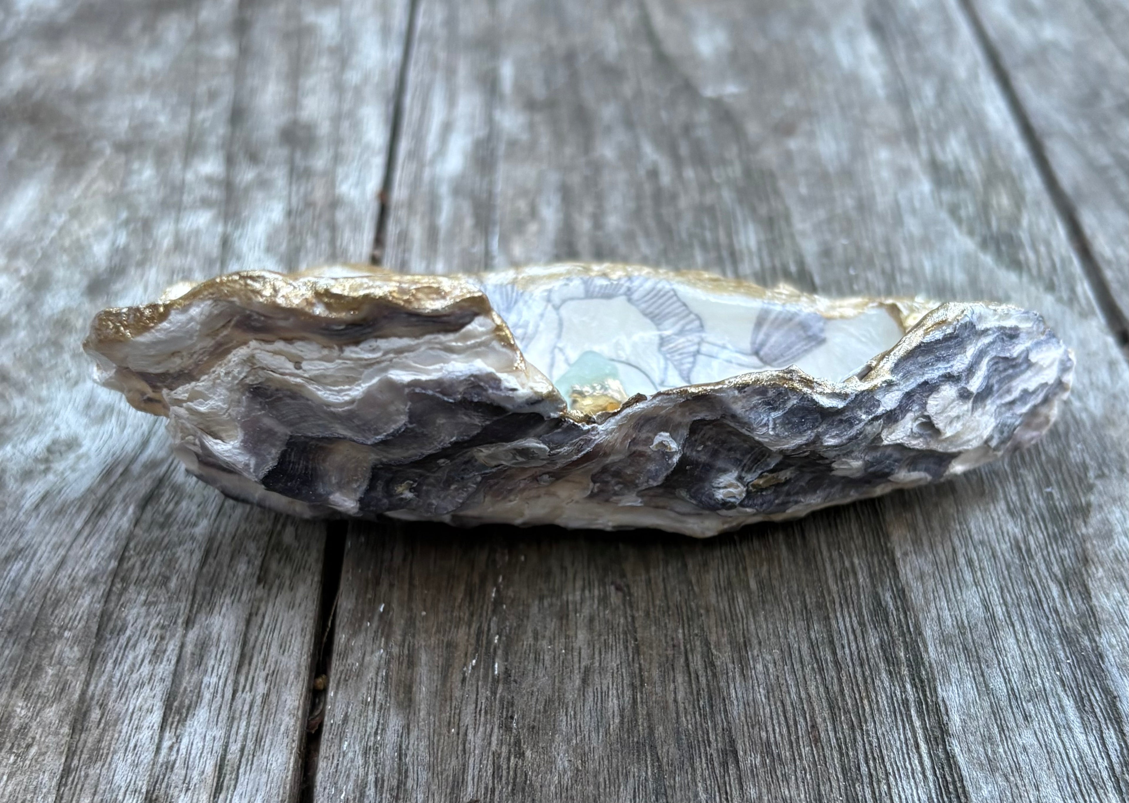 Floral Oyster Shell