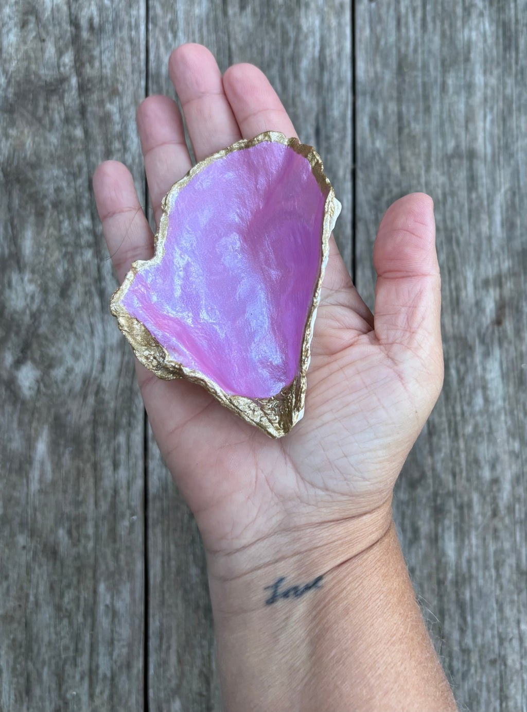 Pink Pearl Oyster Shell