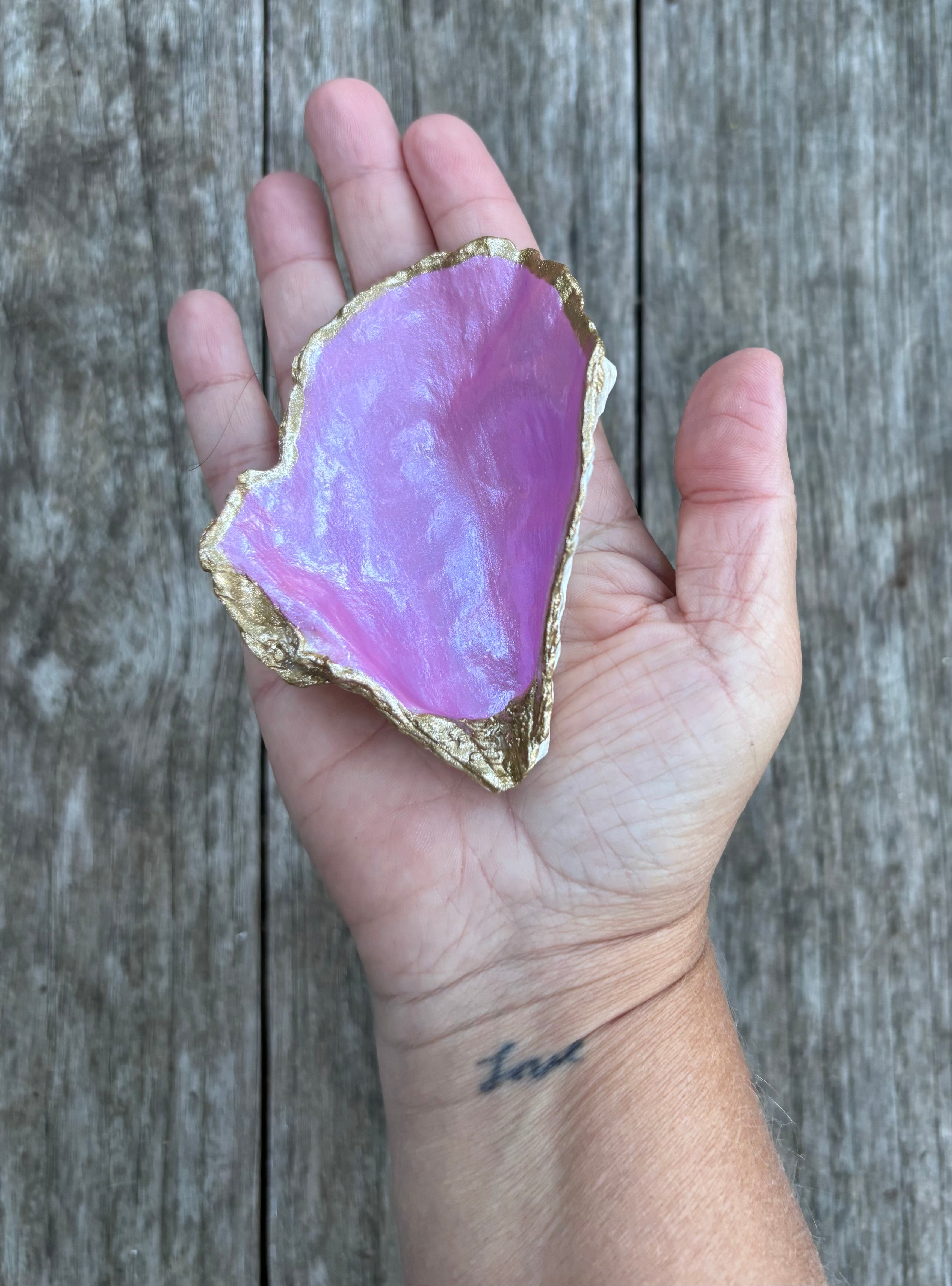 Pink Pearl Oyster Shell